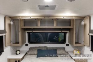2027 Forest River Flagstaff Micro Lite 22FBS Couples Travel Trailer Interior Image