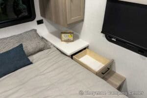 2026 Forest River Flagstaff Micro Lite 22FBS Couples Travel Trailer Interior Image