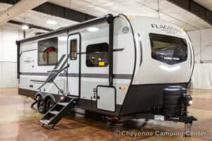 2026 Forest River Flagstaff Micro Lite 25FBD Couples Travel Trailer Exterior Image