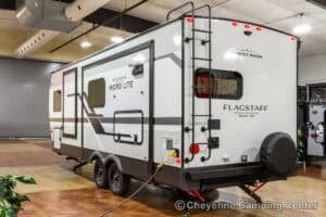 2026 Forest River Flagstaff Micro Lite 25FBD Couples Travel Trailer Exterior Image