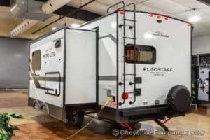 2026 Forest River Flagstaff Micro Lite 25FBD Couples Travel Trailer Exterior Image