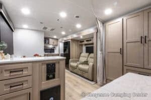 2026 Forest River Flagstaff Micro Lite 25FBD Couples Travel Trailer Interior Image