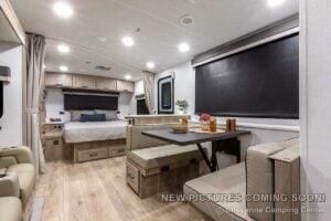 2027 Forest River Flagstaff Micro Lite 25FBD Couples Travel Trailer Interior Image