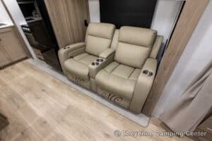 2026 Forest River Flagstaff Micro Lite 25FBD Couples Travel Trailer Interior Image