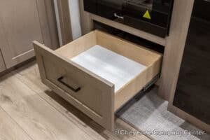 2026 Forest River Flagstaff Micro Lite 25FBD Couples Travel Trailer Interior Image