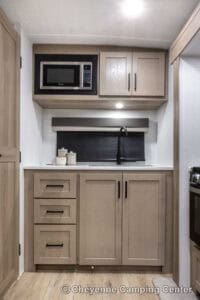 2026 Forest River Flagstaff Micro Lite 25FBD Couples Travel Trailer Interior Image