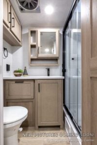 2027 Forest River Flagstaff Micro Lite 25FBD Couples Travel Trailer Interior Image