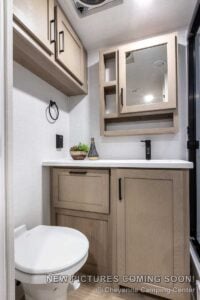 2027 Forest River Flagstaff Micro Lite 25FBD Couples Travel Trailer Interior Image