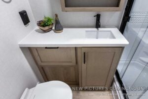 2027 Forest River Flagstaff Micro Lite 25FBD Couples Travel Trailer Interior Image