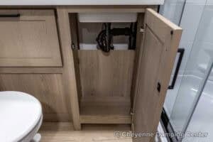 2026 Forest River Flagstaff Micro Lite 25FBD Couples Travel Trailer Interior Image