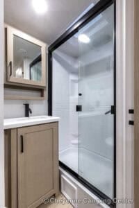 2026 Forest River Flagstaff Micro Lite 25FBD Couples Travel Trailer Interior Image