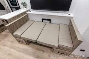 2026 Forest River Flagstaff Micro Lite 25FBD Couples Travel Trailer Interior Image