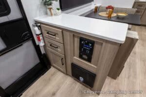 2026 Forest River Flagstaff Micro Lite 25FBD Couples Travel Trailer Interior Image