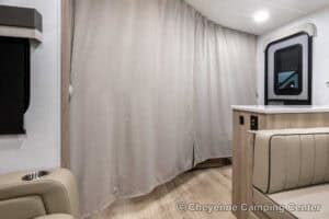 2026 Forest River Flagstaff Micro Lite 25FBD Couples Travel Trailer Interior Image