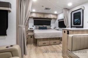 2027 Forest River Flagstaff Micro Lite 25FBD Couples Travel Trailer Interior Image