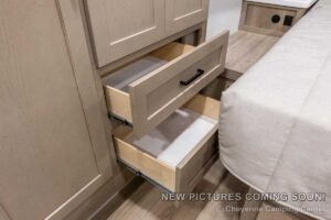2027 Forest River Flagstaff Micro Lite 25FBD Couples Travel Trailer Interior Image