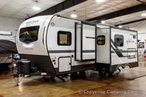 2027 Forest River Flagstaff Micro Lite 25FBD Couples Travel Trailer Exterior Image