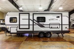 2027 Forest River Flagstaff Micro Lite 25FBD Couples Travel Trailer Exterior Image