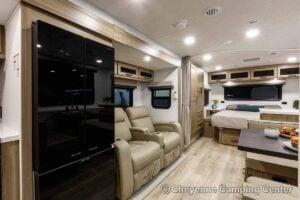 2027 Forest River Flagstaff Micro Lite 25FBD Couples Travel Trailer Interior Image
