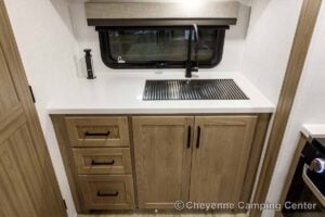 2027 Forest River Flagstaff Micro Lite 25FBD Couples Travel Trailer Interior Image
