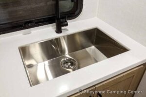 2027 Forest River Flagstaff Micro Lite 25FBD Couples Travel Trailer Interior Image
