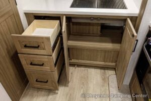 2027 Forest River Flagstaff Micro Lite 25FBD Couples Travel Trailer Interior Image