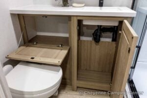 2027 Forest River Flagstaff Micro Lite 25FBD Couples Travel Trailer Interior Image