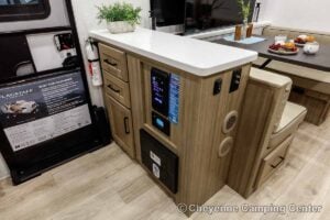 2027 Forest River Flagstaff Micro Lite 25FBD Couples Travel Trailer Interior Image