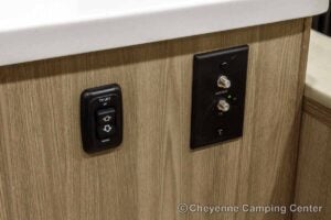 2027 Forest River Flagstaff Micro Lite 25FBD Couples Travel Trailer Interior Image