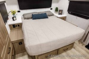 2027 Forest River Flagstaff Micro Lite 25FBD Couples Travel Trailer Interior Image