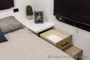2027 Forest River Flagstaff Micro Lite 25FBD Couples Travel Trailer Interior Image