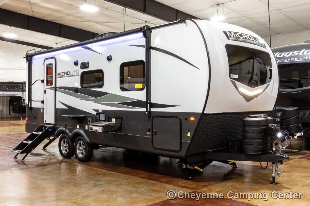 2024 Forest River Flagstaff Micro Lite 25FBLS Travel Trailer – Power Package Enterior Image