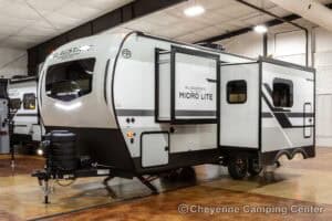 2026 Forest River Flagstaff Micro Lite 25FBLS Couples Travel Trailer Exterior Image