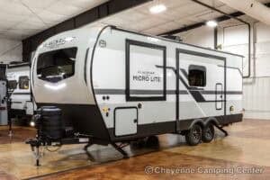 2026 Forest River Flagstaff Micro Lite 25FBLS Couples Travel Trailer Exterior Image