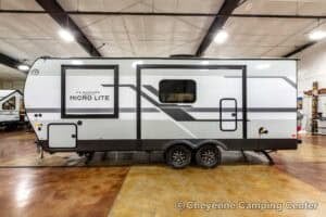 2026 Forest River Flagstaff Micro Lite 25FBLS Couples Travel Trailer Exterior Image
