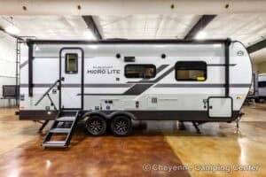 2026 Forest River Flagstaff Micro Lite 25FBLS Couples Travel Trailer Exterior Image
