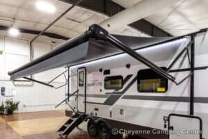 2026 Forest River Flagstaff Micro Lite 25FBLS Couples Travel Trailer Exterior Image