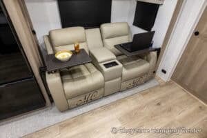 2026 Forest River Flagstaff Micro Lite 25FBLS Couples Travel Trailer Interior Image