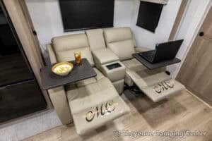 2026 Forest River Flagstaff Micro Lite 25FBLS Couples Travel Trailer Interior Image