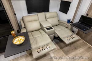 2026 Forest River Flagstaff Micro Lite 25FBLS Couples Travel Trailer Interior Image