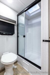 2026 Forest River Flagstaff Micro Lite 25FBLS Couples Travel Trailer Interior Image