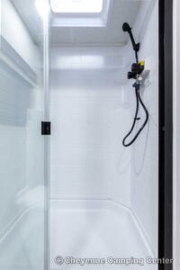 2026 Forest River Flagstaff Micro Lite 25FBLS Couples Travel Trailer Interior Image