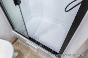 2026 Forest River Flagstaff Micro Lite 25FBLS Couples Travel Trailer Interior Image