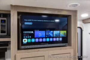 2026 Forest River Flagstaff Micro Lite 25FBLS Couples Travel Trailer Interior Image