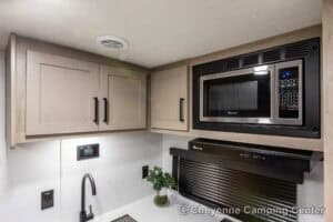 2026 Forest River Flagstaff Micro Lite 25FBLS Couples Travel Trailer Interior Image