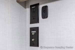 2026 Forest River Flagstaff Micro Lite 25FBLS Couples Travel Trailer Interior Image