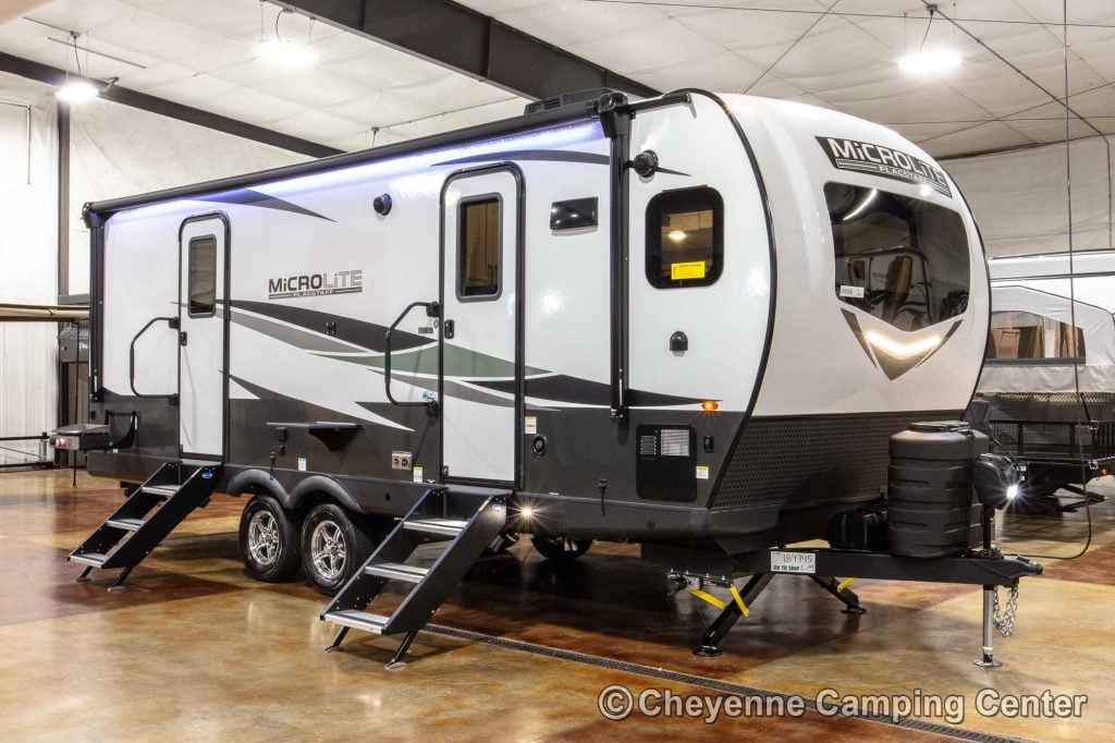 2024 Forest River Flagstaff Micro Lite 25FBLS Travel Trailer – Power Package Enterior Image