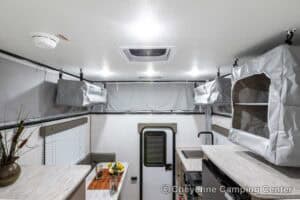 2026 Palomino BackPack SS-550 Pop-Up Truck Camper Interior Image