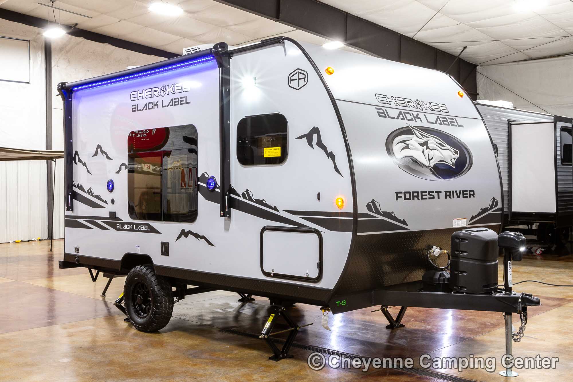 2025 Forest River Cherokee Wolf Pup Black Label 14CCBLW Small Camper Enterior Image