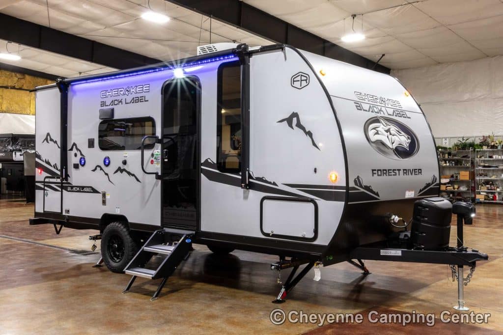 2025 Forest River Cherokee Wolf Pup Black Label 16KHWBL Small Camper Exterior Image